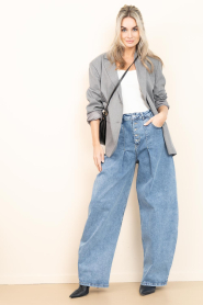 Est'Seven |  Luxe oversized blazer Aisha | grey | Picture 3