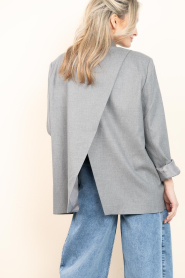 Est'Seven |  Luxe oversized blazer Aisha | grey | Picture 8