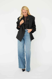 Est'Seven |  Luxury oversized blazer Israe | black | Picture 10