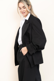 Est'Seven |  Luxury oversized blazer Israe | black | Picture 5