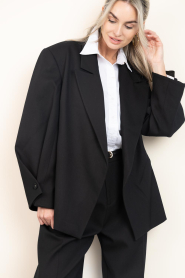 Est'Seven |  Luxury oversized blazer Israe | black | Picture 9