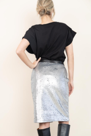 Est'Seven :  Jersey top Meryem | black - img7