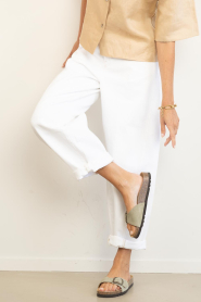 Scholl :  Suede sandals with buckle Kathleen | blue - img3