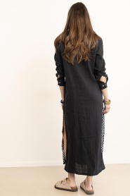 Mr Mood |  Linen dress Mrs Bianca | black | Picture 7