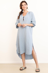 Mr Mood |  Linen dress Mrs Minty | blue | Picture 2
