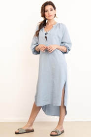 Mr Mood |  Linen dress Mrs Minty | blue | Picture 4