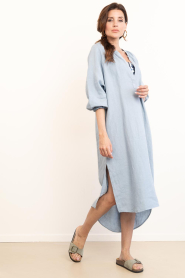 Mr Mood |  Linen dress Mrs Minty | blue | Picture 5
