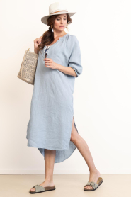 Mr Mood |  Linen dress Mrs Minty | blue | Picture 3