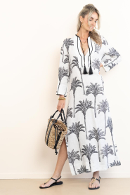 Mr Mood |  Maxi dress with print Mrs Nara | natural | Picture 6