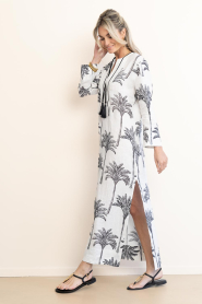 Mr Mood |  Maxi dress with print Mrs Nara | natural | Picture 8