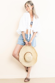 Mr Mood |  Linen tied top Mrs Mabe | natural | Picture 4