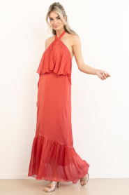 Aaiko |  Maxi dress Albina | red | Picture 3