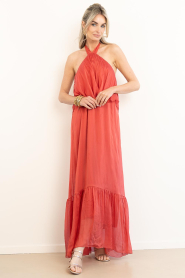 Aaiko |  Maxi dress Albina | red | Picture 4