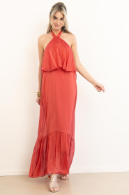 Aaiko |  Maxi dress Albina | red | Picture 6