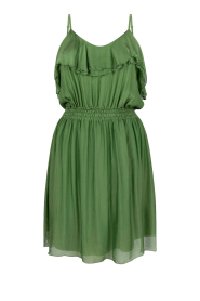 Aaiko |  Mini dress with ruffles Callisto | green | Picture 1