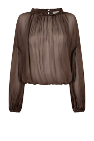 Aaiko |  Top with elastic waistband Cristy | brown | Picture 1