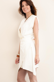 Aaiko |  Wrap mini-dress Leny | natural | Picture 6