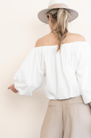 Aaiko |  Off-shoulder top Maddy | natural | Picture 7