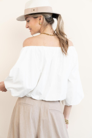 Aaiko |  Off-shoulder top Maddy | natural | Picture 8