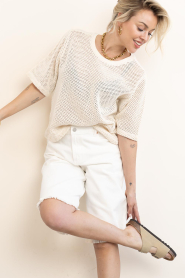 Aaiko |  Bermuda shorts Cody | white | Picture 6