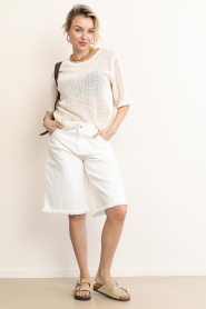 Aaiko |  Bermuda shorts Cody | white | Picture 4
