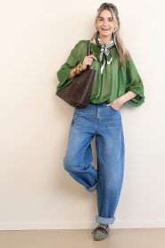 Aaiko |  Top with elastic waistband Cristy | green | Picture 3