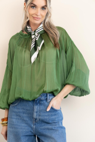 Aaiko |  Top with elastic waistband Cristy | green | Picture 4