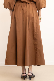 Aaiko |  Midi skirt Rixt | brown | Picture 8