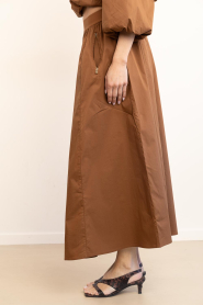 Aaiko |  Midi skirt Rixt | brown | Picture 7