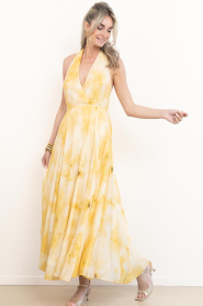 Copenhagen Muse |  Lyocell halter dress Fie | yellow | Picture 3