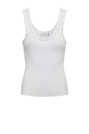 Copenhagen Muse |  Stretch top with lace details Siv | white