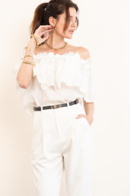 Copenhagen Muse |  Lyocell off shoulder top molly | natural | Picture 5