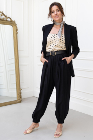 Copenhagen Muse :  Viscose balloon pants Tenley | black - img3