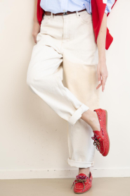 Toral |  Leather openwork loafers Kimana | red | Picture 2