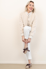 Toral |  Suede loafers with bandana Nahua | camel | Picture 2