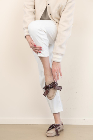 Toral |  Suede loafers with bandana Nahua | camel | Picture 3