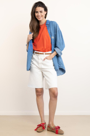 Toral |  Suede boat loafers with bandana Nahua | camel | Picture 3