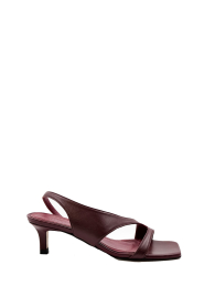 Toral |  Leather slingbacks Delfina | burgundy