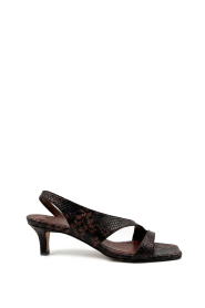 Toral |  Leather slingbacks Delfina | animal print | Picture 1