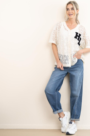 Haute L'Amitié :  Lace baseball blouse Court | natural - img3