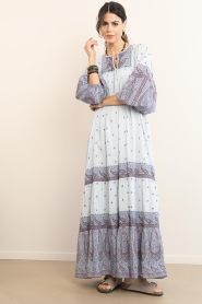 Antik Batik |  Maxi dress with print Johri | blue | Picture 5