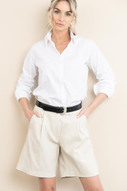 Co'Couture |  Faux leather short Gitt | natural | Picture 6