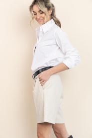 Co'Couture |  Faux leather short Gitt | natural | Picture 8