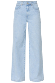 Co'Couture |  Wide leg non stretch jeans Arona | blue | Picture 1