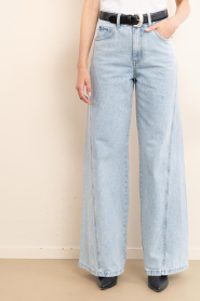 Co'Couture |  Wide leg non stretch jeans Arona | blue | Picture 5