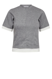 Co'Couture |  Double layer top Lance | grey | Picture 1