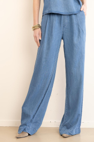 Co'Couture |  Lyocell pants Tilly | blue | Picture 4