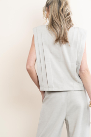 Co'Couture |  Top with folds Mava | beige | Picture 10