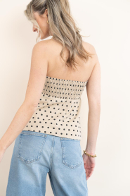Co'Couture |  Tube top with polkadots Diddy | natural | Picture 9