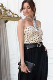 Co'Couture | Tube top met stipjes Diddy | naturel | Afbeelding 4
